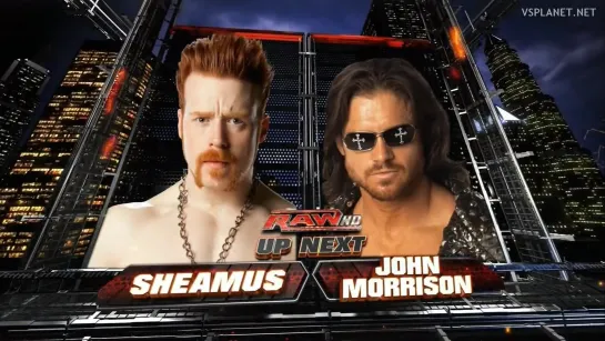 Sheamus vs John Morrison, WWE Monday Night RAW 13.12.2010