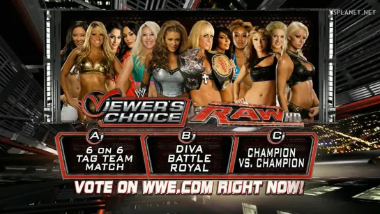 Divas Battle Royal, WWE Monday Night RAW 07.06.2010