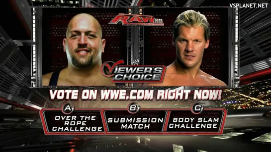 Big Show vs Chris Jericho, WWE Monday Night RAW 07.06.2010 - Viewers Choice