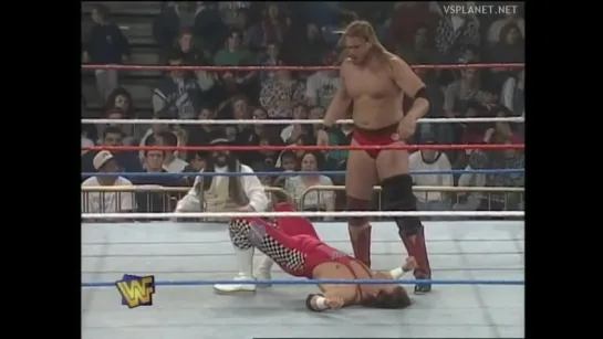 JBL's WWF debut: vs Bob Holly, WWF Superstars 27.01.1996