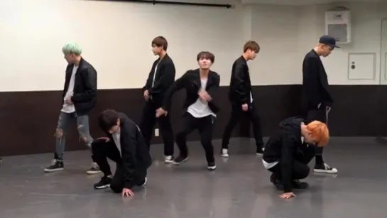 BTS RUN mirrored Dance Practice