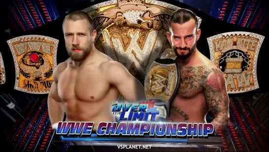 CM Punk vs Daniel Bryan -  Over the Limit 2012 - WWE Championship Match