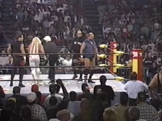 WCW Halloween Havoc 1996 - Ric Flair attacks Giant, helps Jeff Jarrett