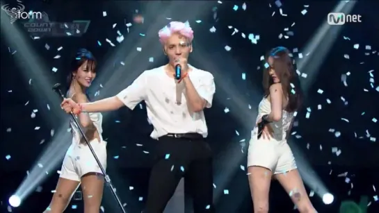 [FSG STORM] Jonghyun – White T-shirt @ M!Countdown |рус.саб|