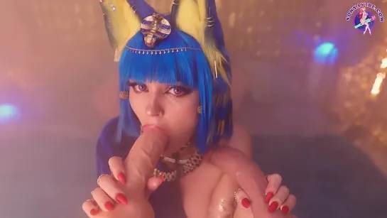 Sonya Vibe - Anhla Cosplay | Hot Egyptian Cat's Pussy can fit two Big Dicks with Permition to Cum Inside [OnlyFans]