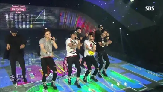 HIGH4 - Baby Boy @ Inkigayo 150607