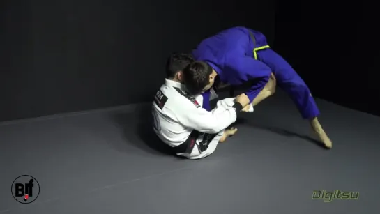 Lucas Lepri Sit Up Guard Shin to Shin back take