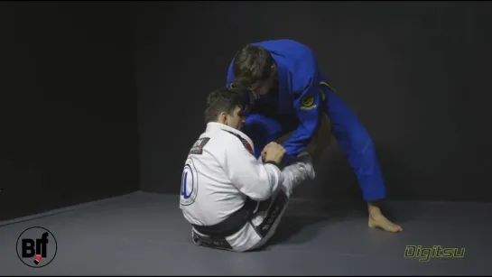 Lucas Lepri Sit Up Guard - Cross Sleeve Grip Basic Sweep