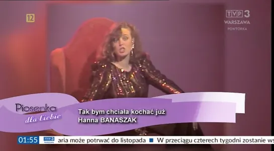 Hanna Banaszak - Tak Bym Chiala Kochac Jus (TVP 3 Warszawa) Piosenka dla Ciebie