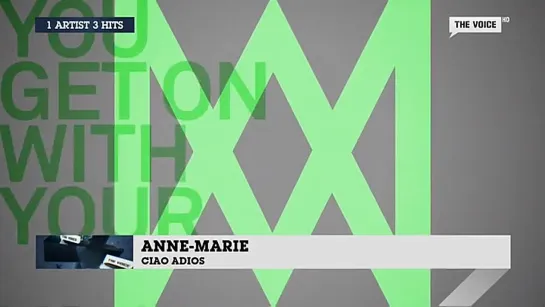 Anne-Marie - Ciao Adios (Lyric) (The Voice) 1 Artist 3 Hits