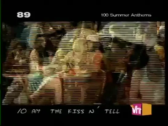 Aerosmith - Girls Of Summer (VH1 Europe) TOP 100 Countdown Saturday. 100 Summer Anthems. 89 место