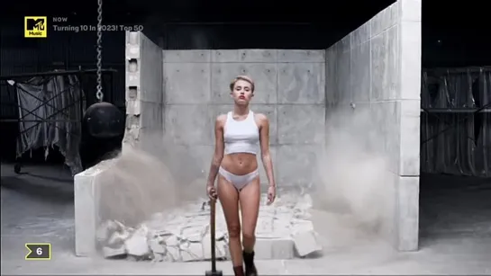 Miley Cyrus - Wrecking Ball (MTV Music UK) Turning 10 In 2023! Top 50. 6 место