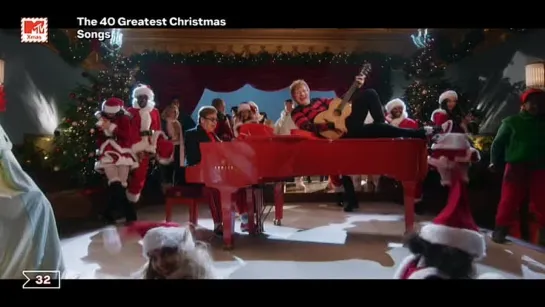 Ed Sheeran & Elton John - Merry Christmas (MTV Xmas) The 40 Greatest Christmas Songs. 32 место