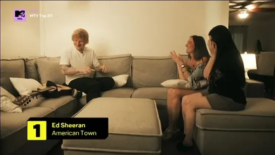 Ed Sheeran - American Town (MTV Hits) MTV Top 20. 1 место