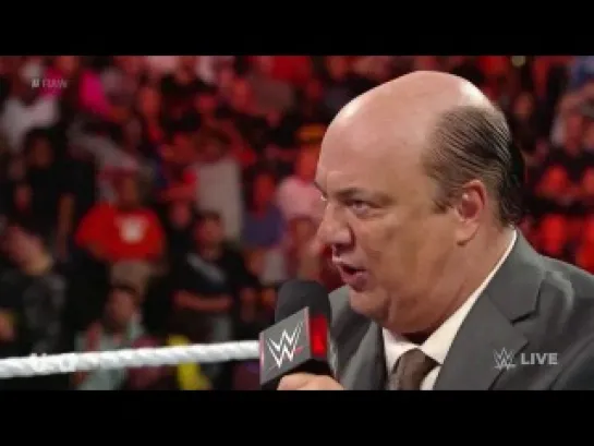 Сегмент с участием Paul Heyman, John Cena