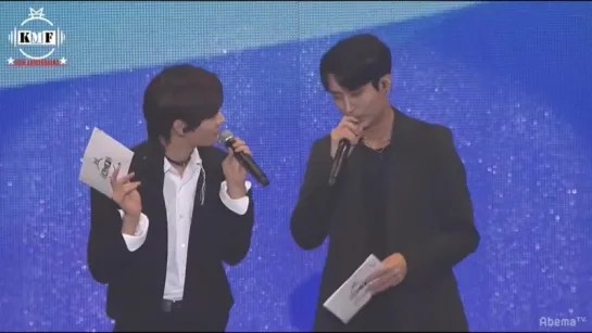 170924 MC's Yuta (NCT) & Yuto (Pentagon) @ 10th KMF 2017