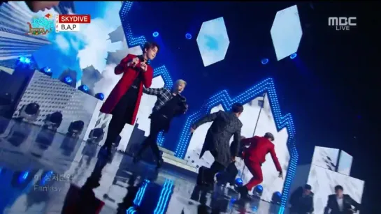 - PERF - 24-12-2016 B.A.P - SKYDIVE @ MBC «Music Core»