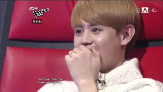 BEAST 비스트 Yang Yoseob getting emotional and shocked by a little girl singing