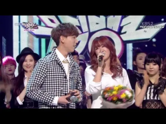 140307 Soyou & JungGiGo - NO.1 @ Music Bank