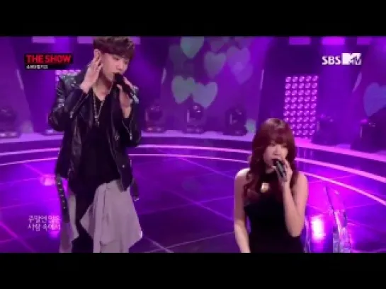 [PERF] 140225 Soyou & JungGiGo - Some @ SBS MTV The Show