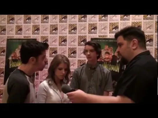 PARANORMAN interview voice actors Christopher Mintz-Plasse, Anna Kendrick  Kodi Smit-McPhee