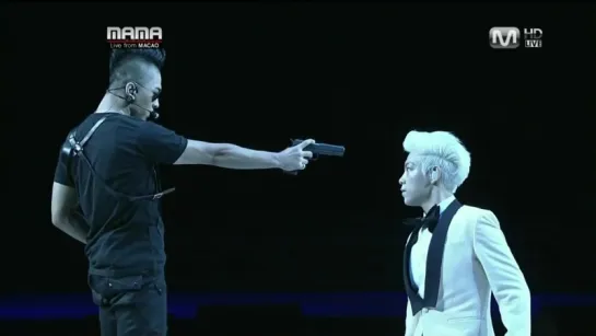 TOP  GD MAMA 2010 (SUB ESP - ROMAN) - TURN IT UP INTRO GDTOP KNOCK OUT