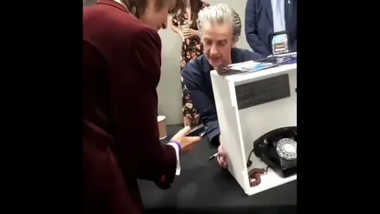 Peter Capaldi himself has seen my artwork of him