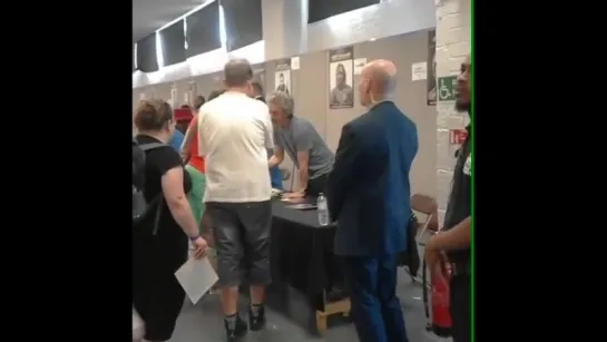 Peter signing at LFCC