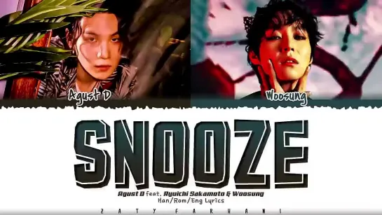 BTS Agust D (슈가) - Snooze