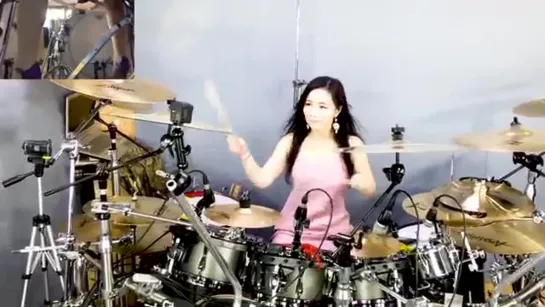 KISS - Creatures of the Night drum cover by Ami Kim