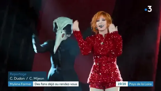 MYLENE FARMER || France 3 Pays de la Loire 19/20 - NeverMore 2023 || 08.06.2023