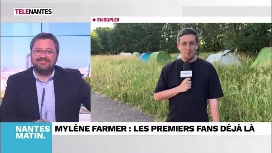 MYLENE FARMER || Télé Nantes - NeverMore 2023 les fans campent devant la Beaujoire || 06.06.2023