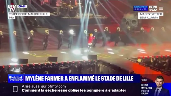 MYLENE FARMER || Mylène Farmer a enflammé le stade de Lille, BFMTV || 04.06.2023