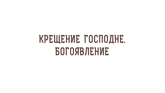 КРЕЩЕНИЕ ГОСПОДНЕ. БОГОЯВЛЕНИЕ. Протоиерей Олег Стеняев