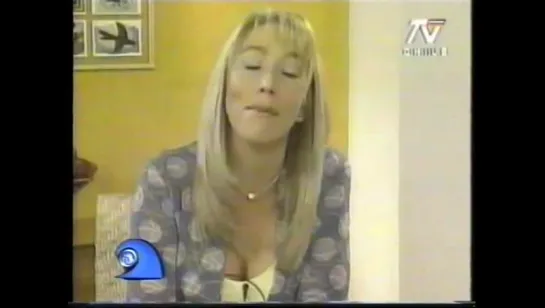 Natalia Oreiro. Entrevista en Noticiero Azul 2000