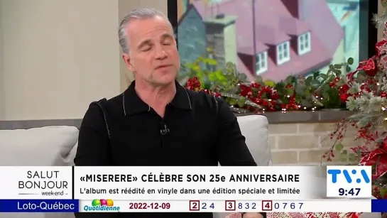 Bruno Pelletier, invité du 10 décembre 2022 _ Salut Bonjour