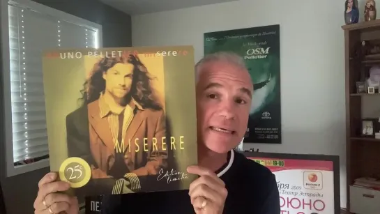 Bruno Pelletier - * IMPORTANT * Message aux fans pour la sortie du vinyle Miserere 25e anniversaire.