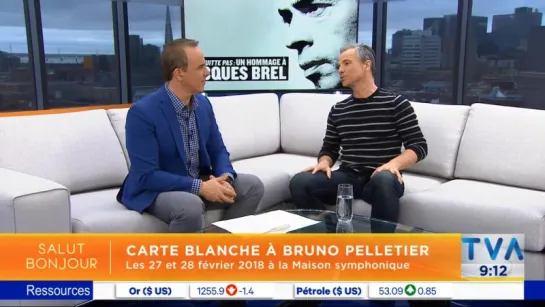 Bruno Pelletier . Salut Bonjour. 2017-04-11