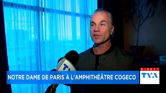 Bruno Pelletier reprend son rôle de Gringoire dans la comédie Notre Dame de Paris