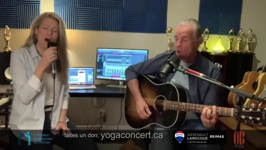 Bruno Pelletier avec Brigitte Marchand - All By Myself (Yoga concert contre le cancer 2021)