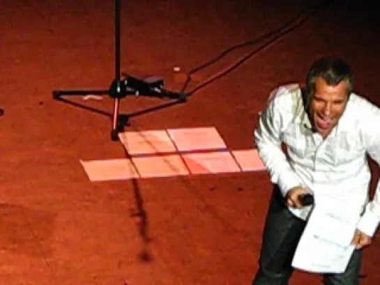 Bruno Pelletier - Баннер про акцент (Moscou, 02.10.2010)