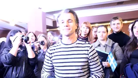 Bruno Pelletier. Речь ( Санкт-Петербург 08.11.11)