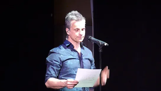 Bruno Pelletier - подводка к Nessun Dorma (31.03.2019 Москва. Конгресс центр им. Плеханова)