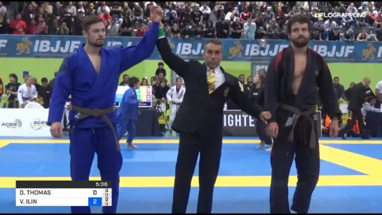 DAVID THOMAS vs VYACHESLAV ILIN #ibjjfeuro19