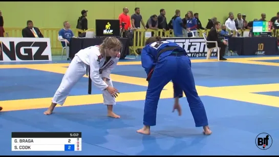 Samantha Cook vs Glaucia Braga #IBJJFEURO19