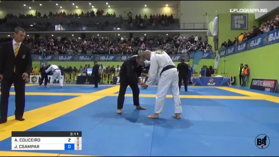 ALEXANDRE RIBEIRO vs JANOS CSAMPAR 2 #ibjjfeuro19