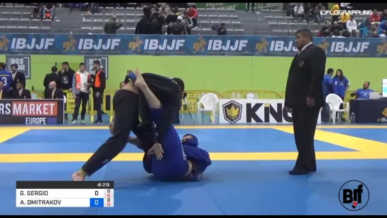 Sergio vs Dmitrakov abs SF #нашинаIBJJFEURO #IBJJFEURO19