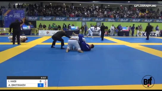 Dmitrakov vs HADI 1 #нашинаIBJJFEURO #IBJJFEURO19