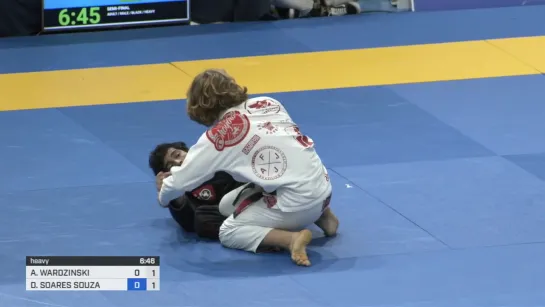 Adam Wardzinski VS Dimitrius Souza #IBJJFEURO2020