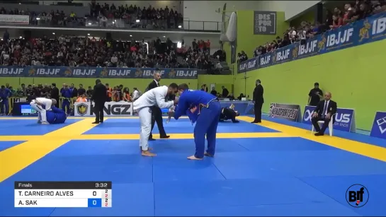 final Aleksandr Sak vs Takio Alves #bjf_нашилюди #ibjjfeuro2020